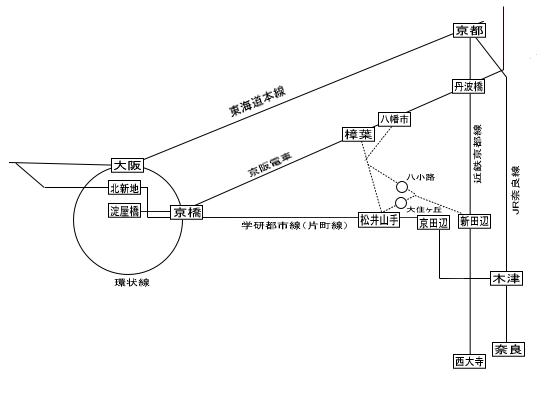 電車・バス地図